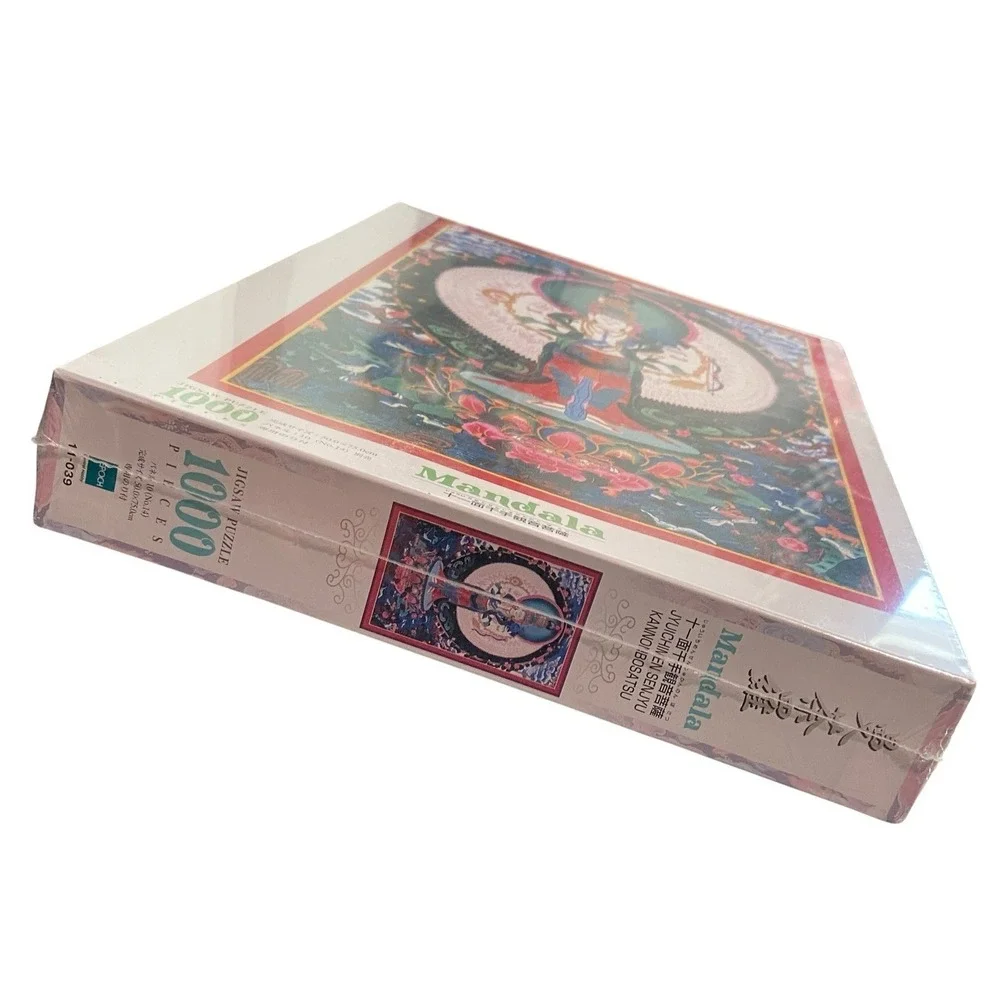 Epoch Mandala Jyuichimen Senju Kannon Bosatsu 1000 Pc Puzzle Sealed